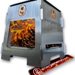 Energeneration Portable Stainless Steel Fire Pit